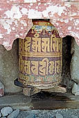 Ladakh - Lamayuru gompa, prayers wheels 